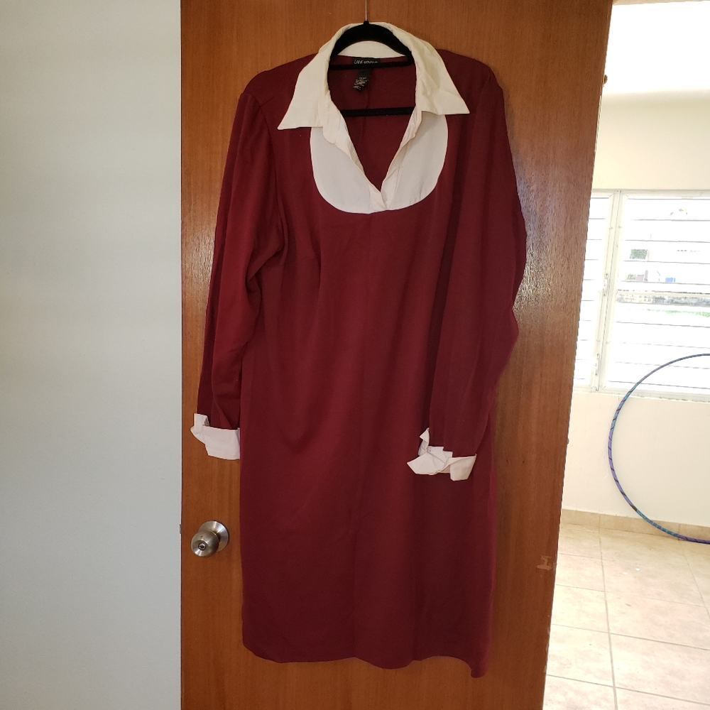 Red white dress